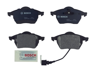 BP687A Bosch QuietCast Brake Pad Set; Front with Sensor; OE Supplier Compound
