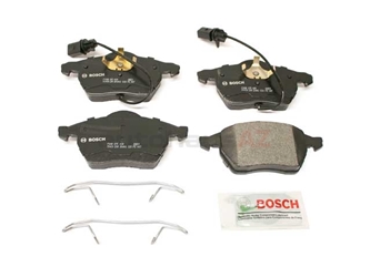 BP840 Bosch QuietCast Brake Pad Set; Front with Sensor; OE Supplier Compound