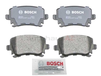 1K0698451K Bosch Quietcast Brake Pad Set; Rear