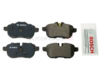 34216788275 Bosch Quietcast Brake Pad Set; Rear