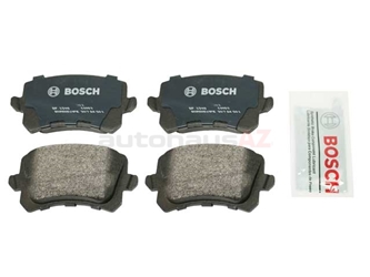 3C0698451C Bosch Quietcast Brake Pad Set; Rear