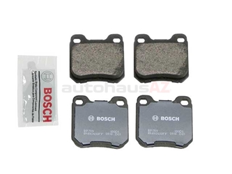 4837241 Bosch Quietcast Brake Pad Set; Rear