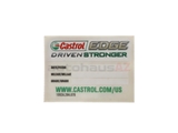 554635010 Castrol Service Reminder Sticker; 46 X 64mm; 25 Pack