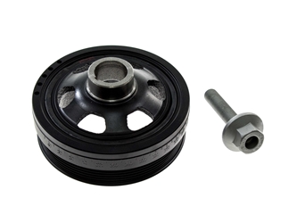 CRKPULLEY1KIT AAZ Preferred Harmonic Balancer; Front Crankshaft Pulley with Vibration Damper and Mounting Bolt; KIT