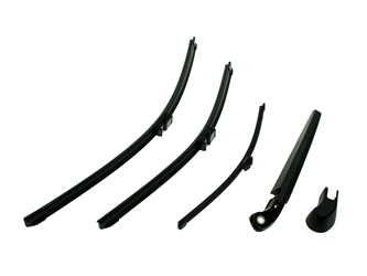 E70WIPER1KIT AAZ Preferred Windshield Wiper Blade Set; Front and Rear Blades, Rear Arm; KIT