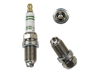 F6DTC Bosch Spark Plug; Copper; 3 Ground Electrode; OE Plug