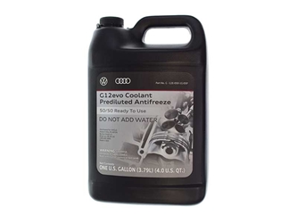 G12E0501GDSP Genuine VW/Audi Antifreeze/Coolant; 50/50 Premix; 1 Gallon