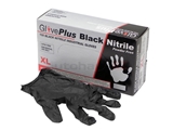 559870065 Gloveplus Disposable Gloves; Black Nitrile; Extra Large