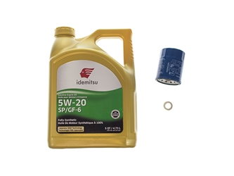 HON1OILFLTR2KIT Idemitsu + Genuine Honda Oil Change Kit - 5W-20 Fully Synthetic
