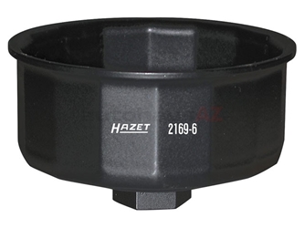 21696 Hazet Oil Filter Wrench; 86 mm, 16-Point - 1/2" or 24 mm Drive
