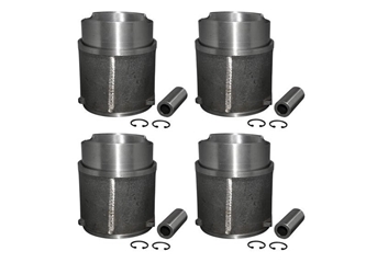 1110700410 JP Group Dansk Big Bore Piston And Cylinder Set; Casted, Turn 2.1 To 2.2 L, Bore 95.5 mm, Stroke 76.0 mm, Upper 107 mm, Lower 100 mm, Classic