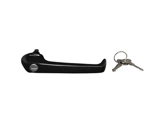 1187300580 JP Group Dansk Cargo Door Handle With Keys; Black, Right