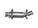 1620801000 JP Group Dansk Catalytic Converter Without Ceramic Insert; Sport; Stainless Steel; Polished