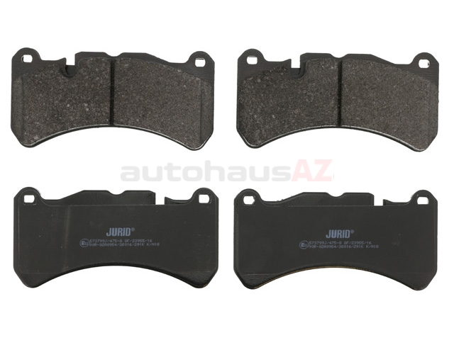 005420392041 Jurid Brake Pad Set; Front