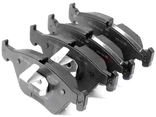 34113404362 Jurid Brake Pad Set; Front