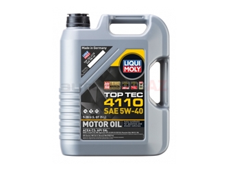 22122 Liqui Moly Top Tec 4110 Engine Oil; 5 Liter 5W-40