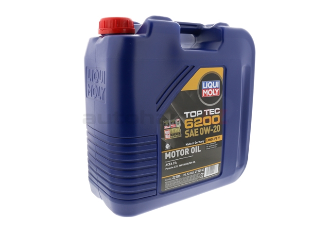 22186 Liqui Moly Top Tec 6200 Engine Oil