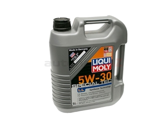 2249 Liqui Moly Special Tec LL Engine Oil; 5W-30 Synthetic; 5 Liter