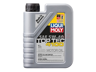 2329 Liqui Moly Top Tec 4100 Engine Oil; 5W-40 Synthetic; 1 Liter