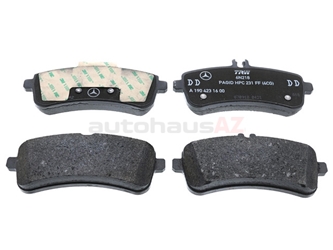 0004203502 Genuine Mercedes Brake Pad Set; Rear