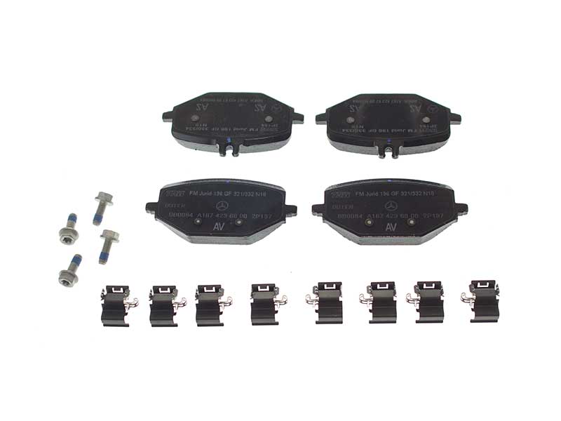 0004204002 Genuine Mercedes Brake Pad Set; Front