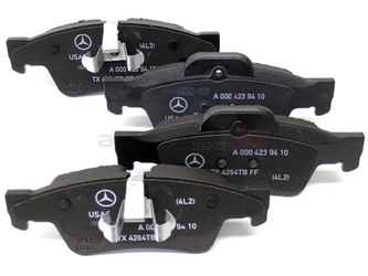 0044205220 Genuine Mercedes Brake Pad Set; Rear