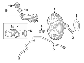 0065422518 Genuine Mercedes Power Brake Booster Sensor
