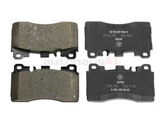 0074207220 Genuine Mercedes Brake Pad Set; Rear