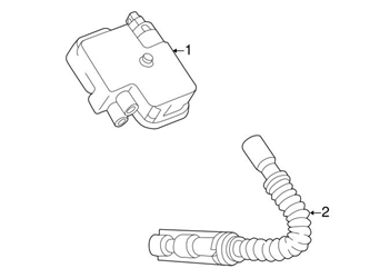 112150011864 Genuine Mercedes Spark Plug Wire