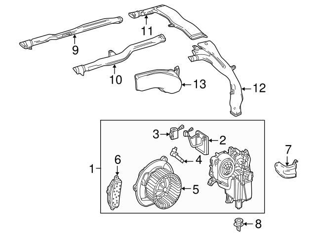1648300184 Genuine Mercedes A/C Expansion Valve Gasket; Rear