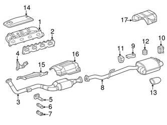 1704923341 Genuine Mercedes Exhaust Tail Pipe Hanger Bracket Washer
