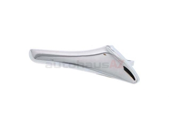 21176602247F24 Genuine Mercedes Interior Door Pull Handle; Front or Rear Right; Polished Chrome