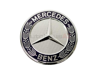 2188170116 Genuine Mercedes Bumper Cover Emblem; Front