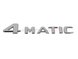 2208171015 Genuine Mercedes Emblem; 4MATIC for Hatch/Trunk