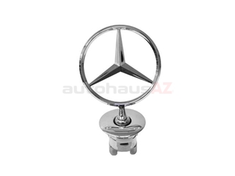 2228101200 Genuine Mercedes Hood Ornament; Front