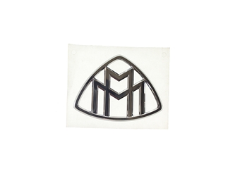 2228171200 Genuine Mercedes Maybach Logo Rear Side Emblem W222; Self-Adhesive