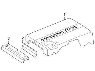 2710160821 Genuine Mercedes Timing Cover Gasket