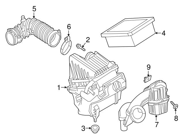 2810900742 Genuine Smart Air Intake Hose