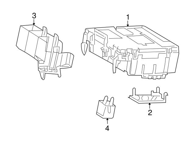 4519001802 Genuine Smart Fuse Box