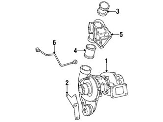 6030981217 Genuine Mercedes Exhaust/Connector Pipe