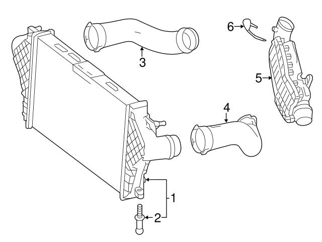 6421403787 Genuine Mercedes Engine Air Intake Resonator