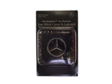 BQ6310005 Genuine Mercedes Tow Hitch Cover & Lanyard; Black w/ Silver Mercedes Star Logo