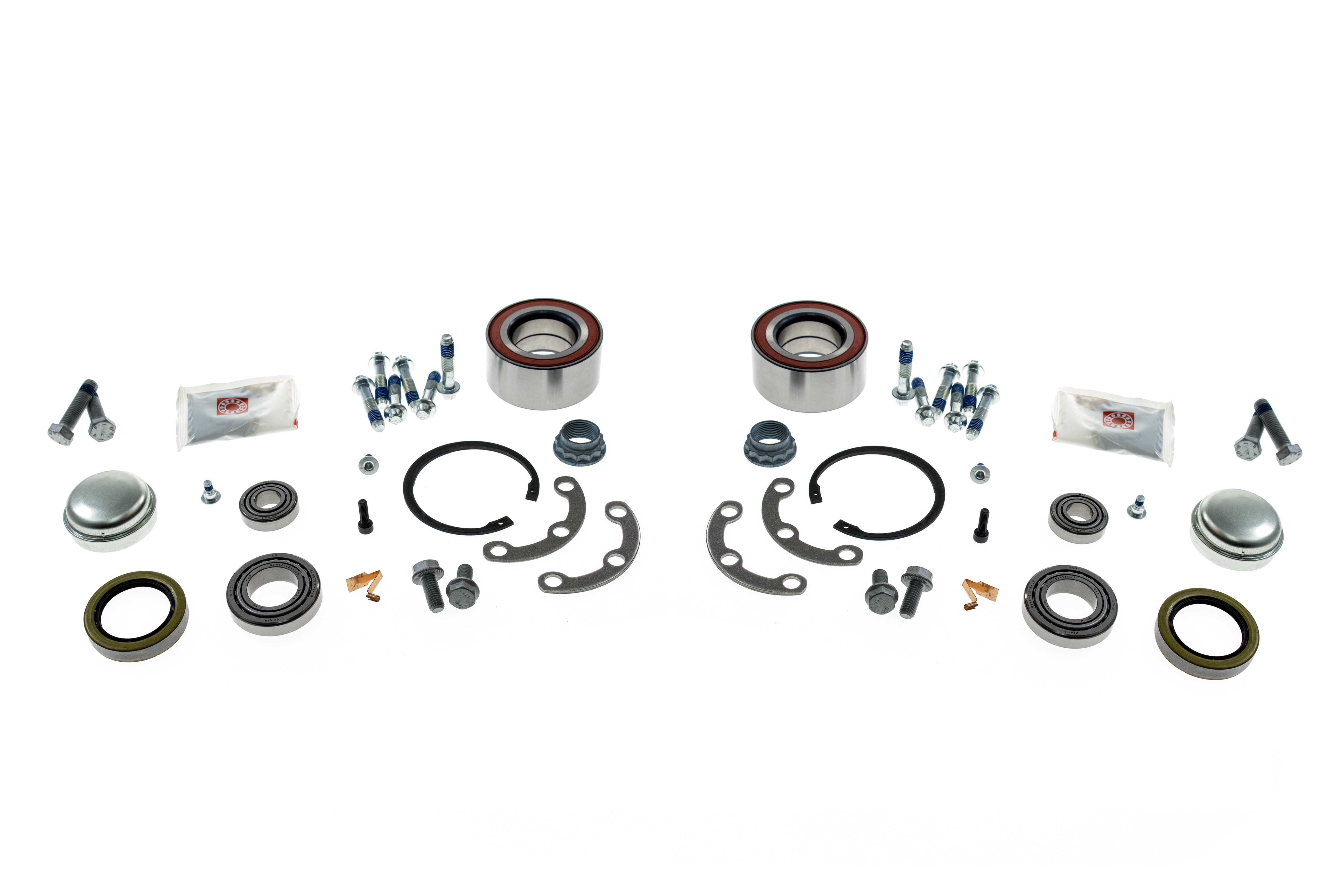 MBWHLBRG2KIT AAZ Preferred Wheel Bearing Kit; Front and Rear Bearings with Mounting Hardware; KIT