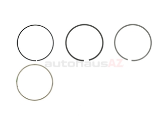 11257566479 Mahle Piston Ring Set; Standard, 77mm