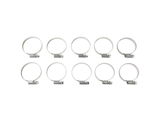 MH24 Aftermarket Hose Clamp; 38-50mm (approx. 1.5 - 2.0 inch); Pack of 10