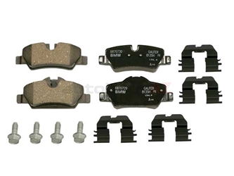 34216871300 Genuine Mini Brake Pad Set; Rear