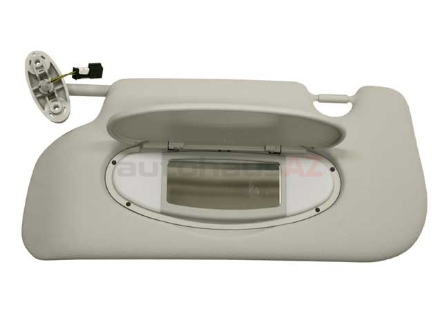 51167339377 Genuine Mini Sun Visor Parts; Left; Light Gray