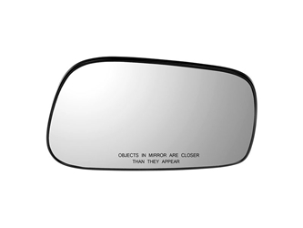 56406 Dorman - HELP Door Mirror Glass; Non-Heated Plastic Backed Mirror Right
