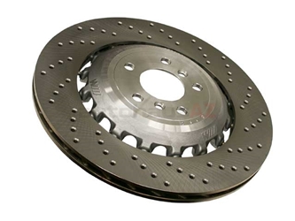 34212284104 SHW Performance Disc Brake Rotor; Rear Right; Directional; 396x24mm