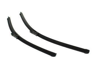 8R1998002 Genuine VW/Audi Windshield Wiper Blade Set; Front; Left and Right; SET of 2